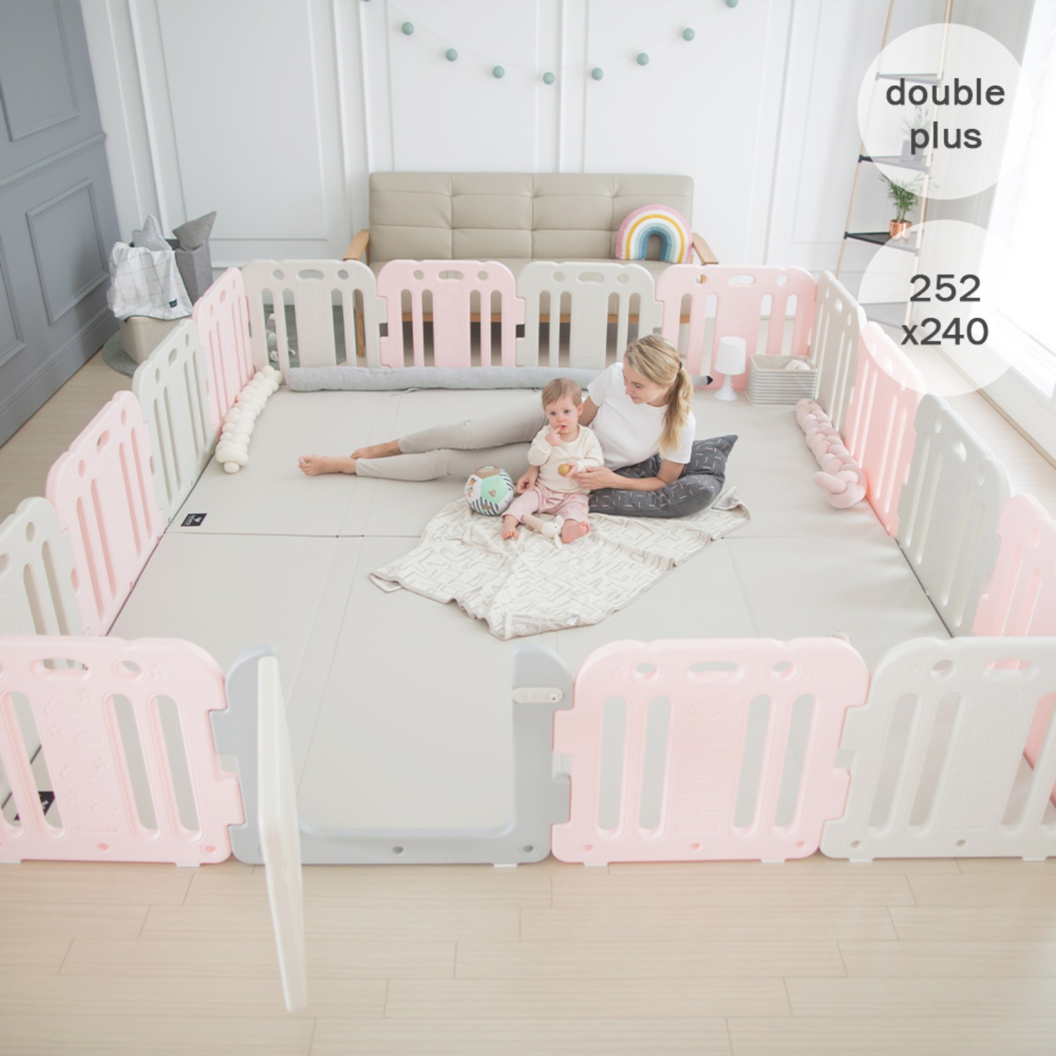 double plus baby room set 252 x 240